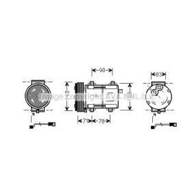 Klimakompressor FDK283