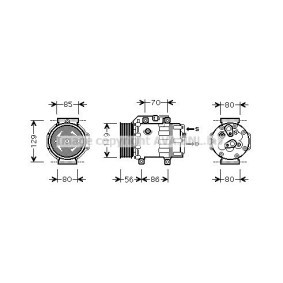 Acquista Compressore aria condizionata da PRASCO FDK378 a buon mercato per soli 587,06 €