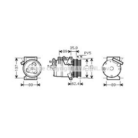 Acquista Compressore aria condizionata da PRASCO FDK433 a buon mercato per soli 657,74 €