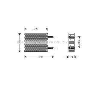 Verdampfer, Klimaanlage FDV022