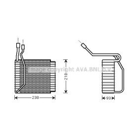 Verdampfer, Klimaanlage FDV110
