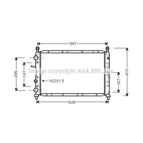 Achetez des Radiateur du moteur PRASCO FT2066 à prix pour 157,11 €