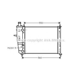 Achetez des Radiateur du moteur PRASCO FT2159 à prix pour 109,41 €