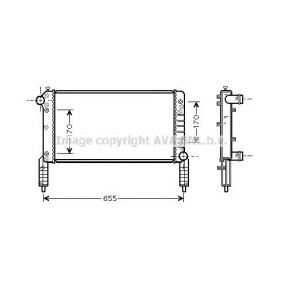 Achetez des Radiateur du moteur PRASCO FT2263 à prix pour 111,19 €