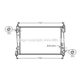 Achetez des Radiateur du moteur PRASCO FT2401 à prix pour 144,06 €