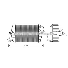 Köp Intercooler av PRASCO FT4252 till det låga priset 2198,81 kr