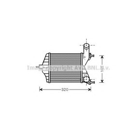 Köp Intercooler av PRASCO FT4280 till det låga priset 1958,92 kr