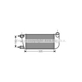 Kjøp Intercooler av PRASCO FT4352 til den lave prisen 2552,70 NOK
