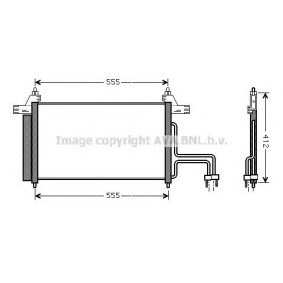 Achetez des Condenseur, climatisation PRASCO FT5253 à prix pour 141,08 €