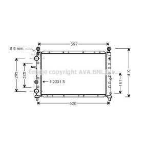 Achetez des Radiateur du moteur PRASCO FTA2095 à prix pour 97,15 €