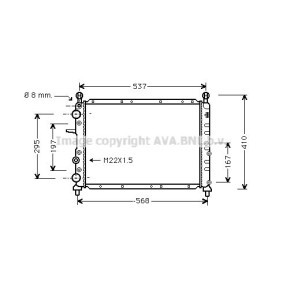 Achetez des Radiateur du moteur PRASCO FTA2109 à prix pour 67,83 €