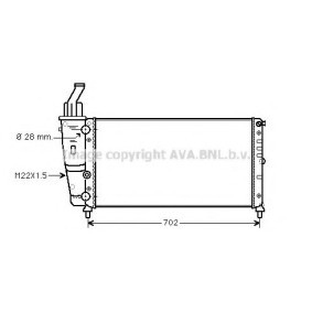 Achetez des Radiateur du moteur PRASCO FTA2200 à prix pour 77,26 €