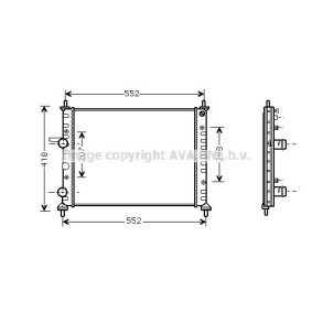Achetez des Radiateur du moteur PRASCO FTA2201 à prix pour 73,01 €
