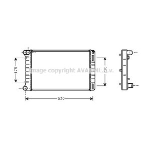 Achetez des Radiateur du moteur PRASCO FTA2212 à prix pour 101,37 €