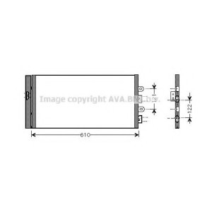 Achetez des Condenseur, climatisation PRASCO FTA5298 à prix pour 151,73 €