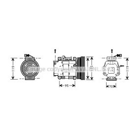 Acquista Compressore aria condizionata da PRASCO FTK041 a buon mercato per soli 810,37 €