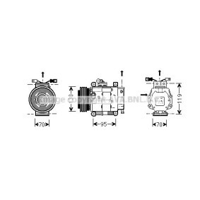 Acquista Compressore aria condizionata da PRASCO FTK049 a buon mercato per soli 857,75 €
