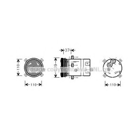 Acquista Compressore aria condizionata da PRASCO FTK198 a buon mercato per soli 323,50 €