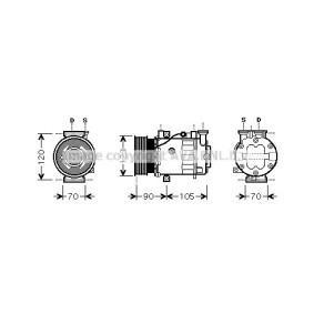 Acquista Compressore aria condizionata da PRASCO FTK361 a buon mercato per soli 601,31 €