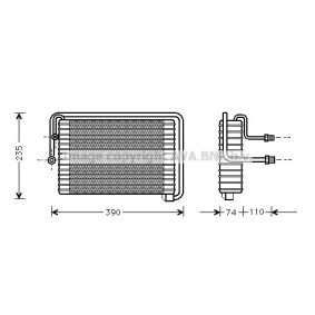 Verdampfer, Klimaanlage FTV021