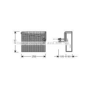 Verdampfer, Klimaanlage FTV072