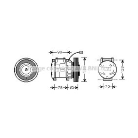 Acquista Compressore aria condizionata da PRASCO HDAK019 a buon mercato per soli 357,78 €