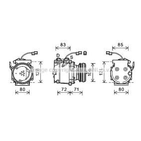 Acquista Compressore aria condizionata da PRASCO HDAK246 a buon mercato per soli 400,38 €