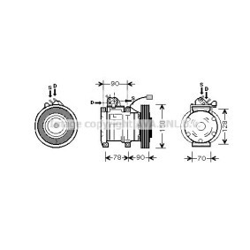Acquista Compressore aria condizionata da PRASCO HDK181 a buon mercato per soli 438,11 €
