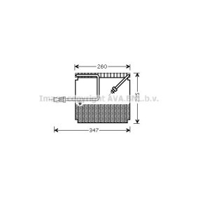 Verdampfer, Klimaanlage HDV199