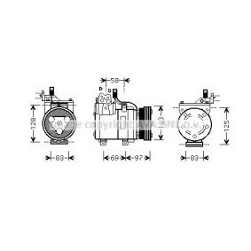 Acquista Compressore aria condizionata da PRASCO HYAK093 a buon mercato per soli 335,37 €