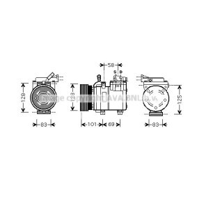 Acquista Compressore aria condizionata da PRASCO HYK159 a buon mercato per soli 416,55 €