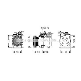 Acquista Compressore aria condizionata da PRASCO HYK160 a buon mercato per soli 465,68 €
