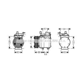 Acquista Compressore aria condizionata da PRASCO HYK161 a buon mercato per soli 482,36 €