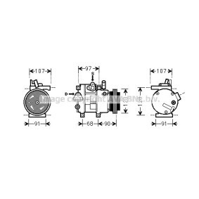 Acquista Compressore aria condizionata da PRASCO HYK215 a buon mercato per soli 549,74 €