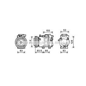 Acquista Compressore aria condizionata da PRASCO HYK238 a buon mercato per soli 648,01 €