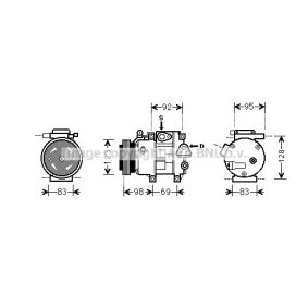 Acquista Compressore aria condizionata da PRASCO HYK239 a buon mercato per soli 638,73 €