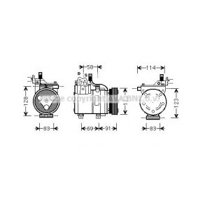Acquista Compressore aria condizionata da PRASCO HYK267 a buon mercato per soli 393,45 €