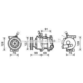 Acquista Compressore aria condizionata da PRASCO HYK296 a buon mercato per soli 680,15 €