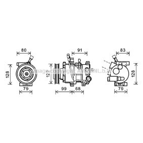 Acquista Compressore aria condizionata da PRASCO HYK297 a buon mercato per soli 637,62 €