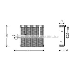 Verdampfer, Klimaanlage HYV002