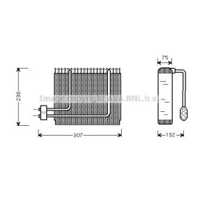 Verdampfer, Klimaanlage HYV014