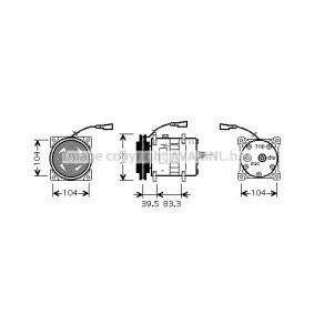 Acquista Compressore aria condizionata da PRASCO IVAK093 a buon mercato per soli 271,44 €