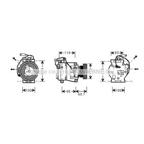 Acquista Compressore aria condizionata da PRASCO IVK064 a buon mercato per soli 665,99 €