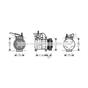 Acquista Compressore aria condizionata da PRASCO JEK034 a buon mercato per soli 692,19 €