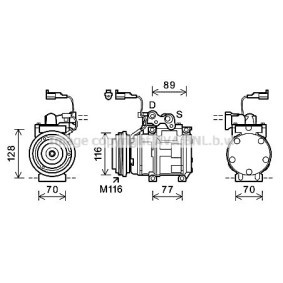Acquista Compressore aria condizionata da PRASCO JEK056 a buon mercato per soli 877,23 €
