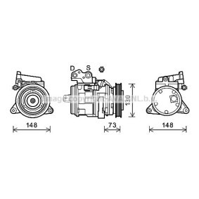 Acquista Compressore aria condizionata da PRASCO JEK063 a buon mercato per soli 518,13 €