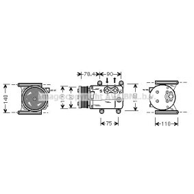 Acquista Compressore aria condizionata da PRASCO JRAK025 a buon mercato per soli 307,14 €