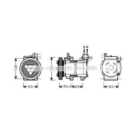 Acquista Compressore aria condizionata da PRASCO KAK051 a buon mercato per soli 493,78 €