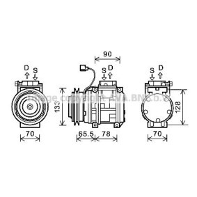 Acquista Compressore aria condizionata da PRASCO KAK176 a buon mercato per soli 545,15 €