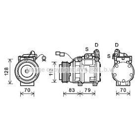 Acquista Compressore aria condizionata da PRASCO KAK181 a buon mercato per soli 537,79 €